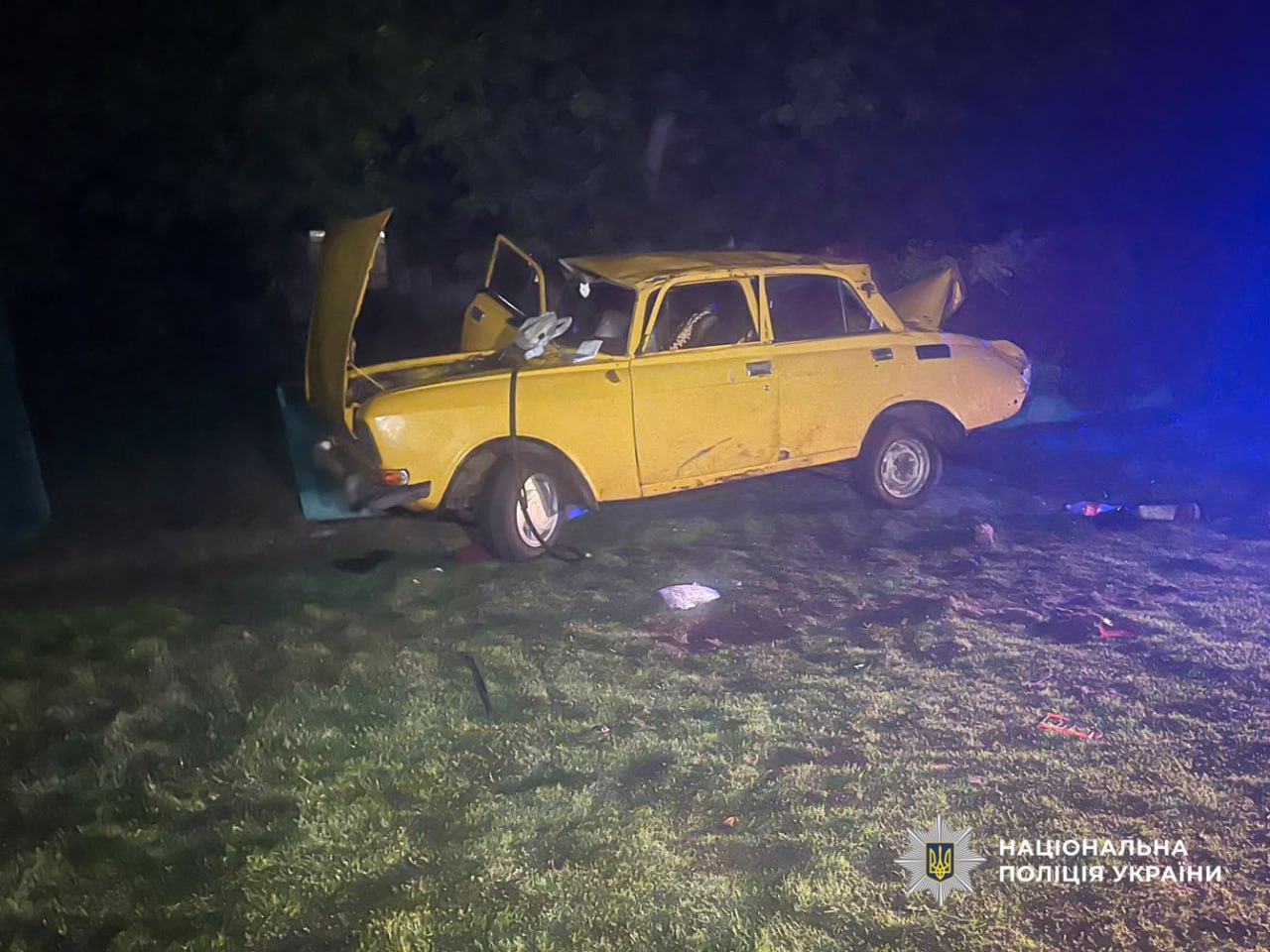 Автомобіль перекинувся на Черкащині