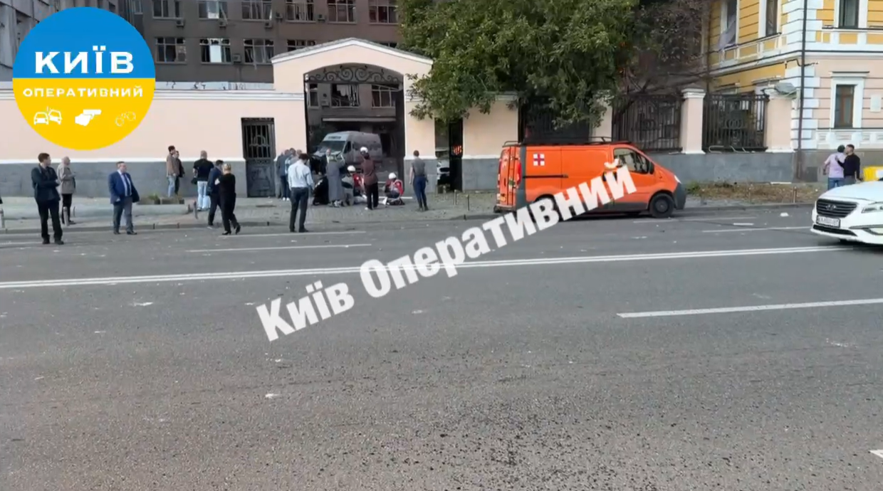 БпЛА влучив у будівлю НАН України в Києві - фото 2