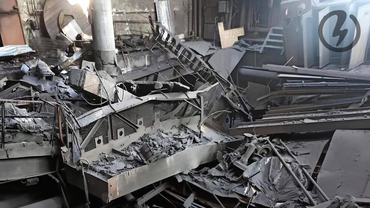 Трипільська ТЕС зазнала пошкоджень внаслідок атаки рф