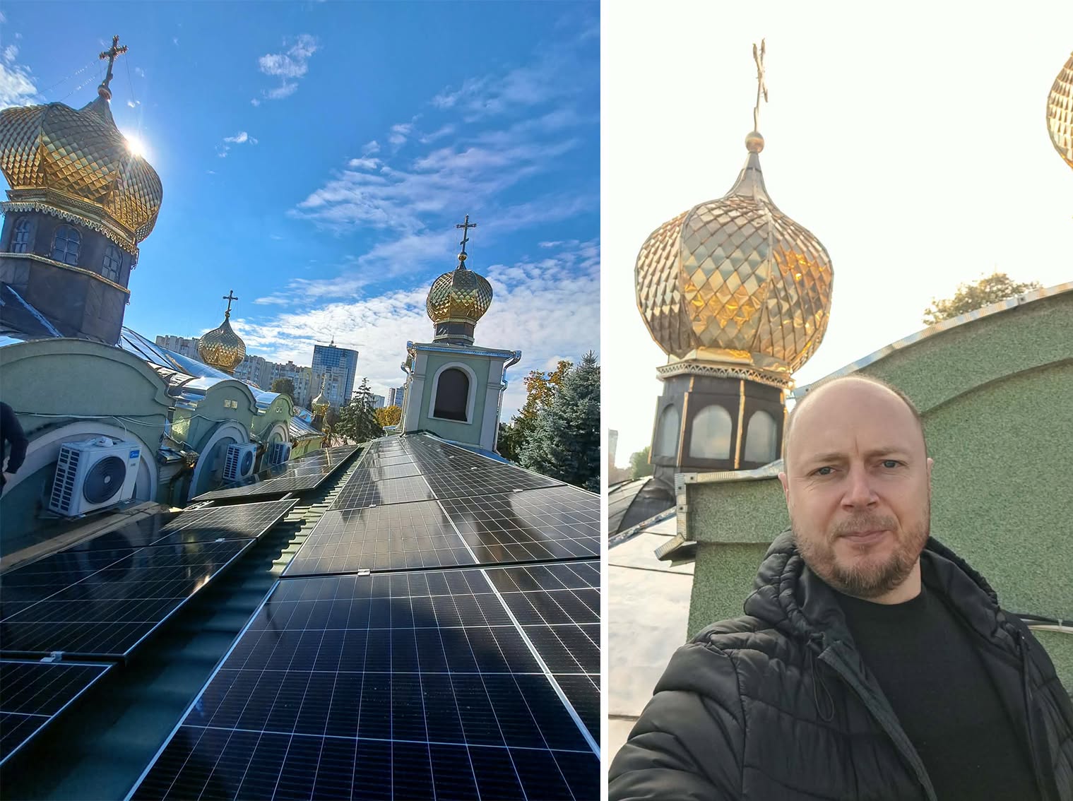 Сонячні панелі поставили на Свято-Троїцькому кафедральному соборі Черкас