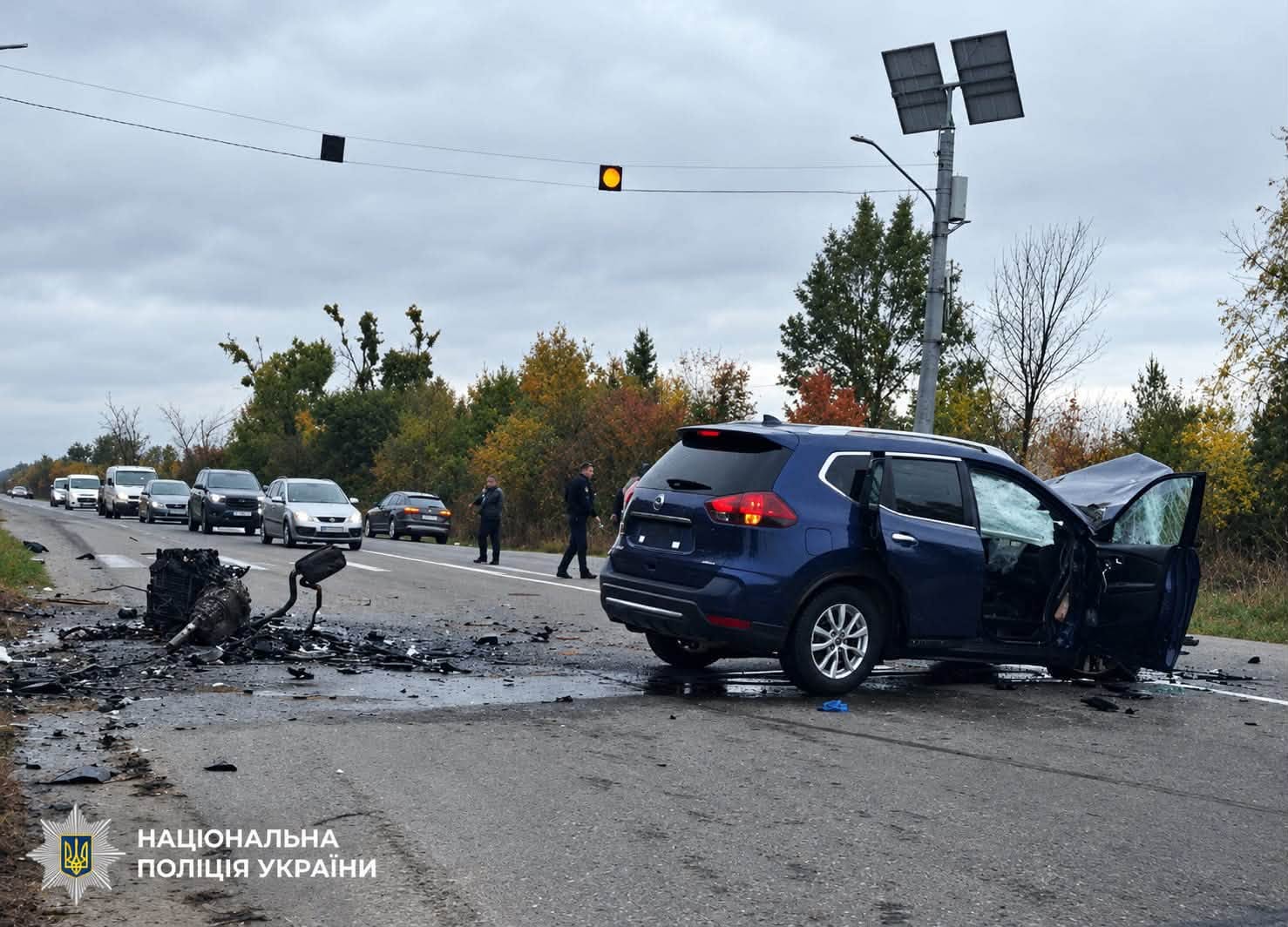 На Вишгородщині в ДТП загинули двоє людей, ще троє постраждали