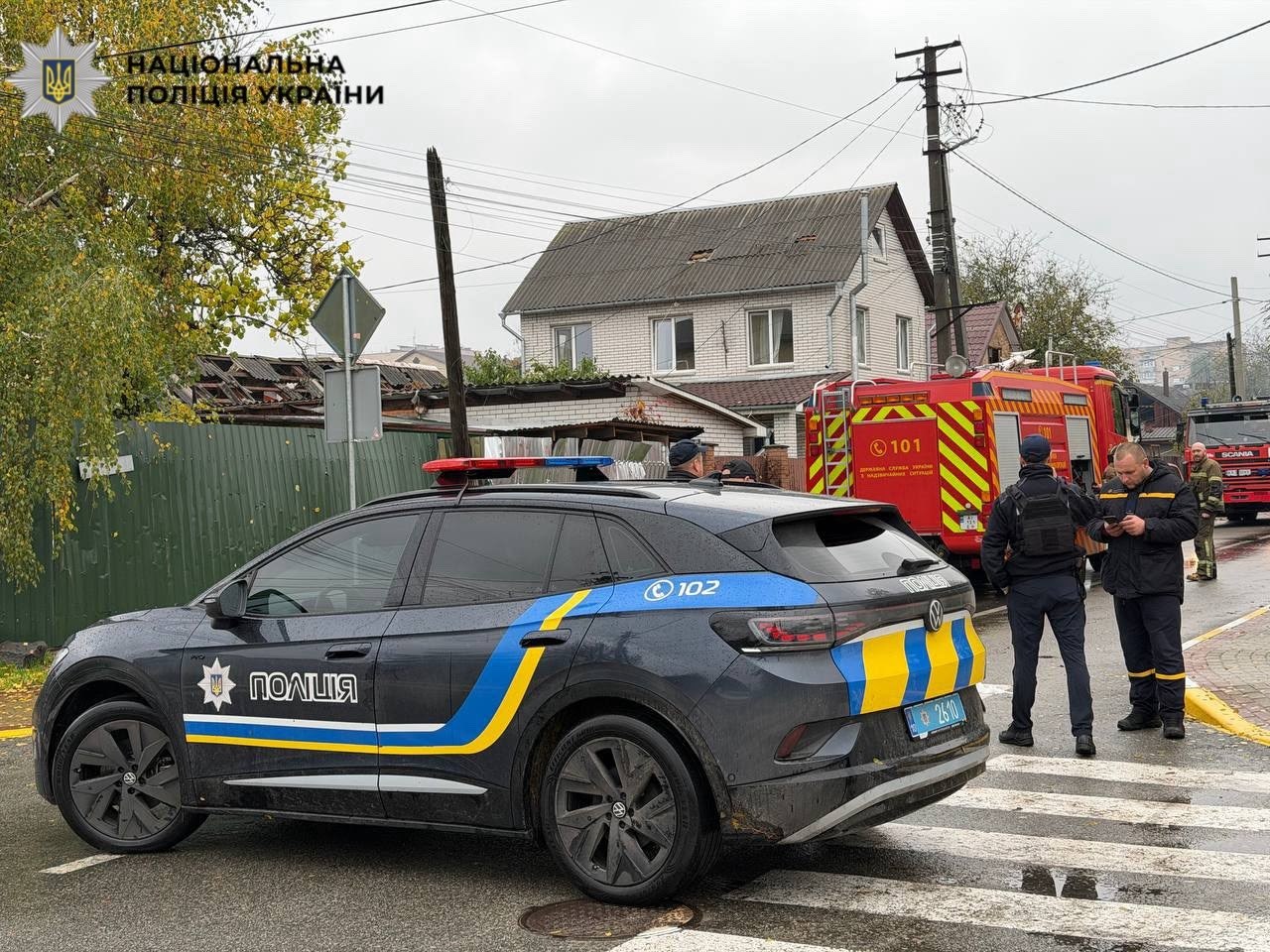На Київщині внаслідок атаки рф пошкоджено 72 домоволодіння, два будинки знищено