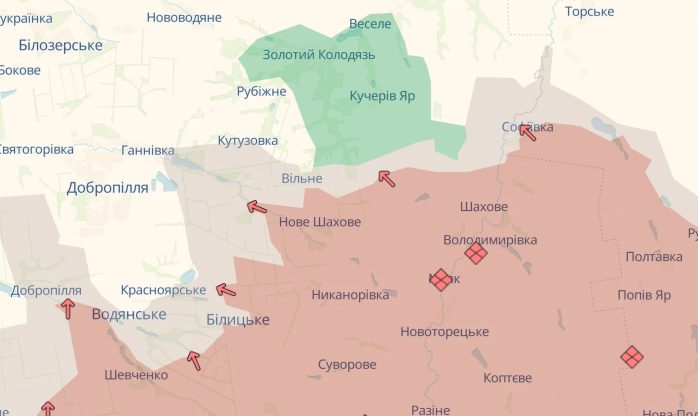 Карта бойових дій в Україні на сьогодні – 22 жовтня 2026 - фото 2