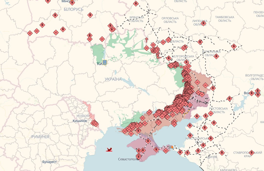 Карта бойових дій в Україні на сьогодні – 22 жовтня 2026 - фото 3