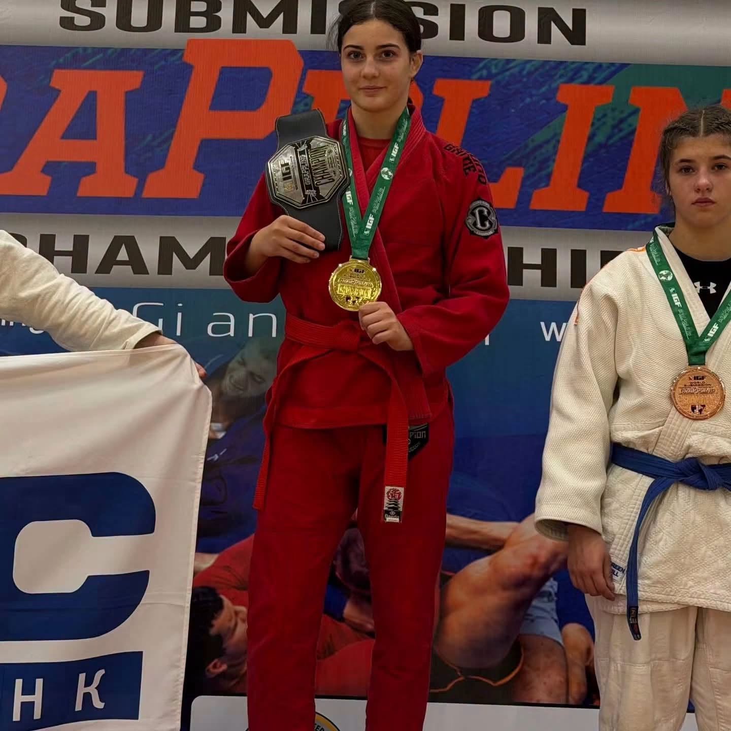 Спортсменка з Київщини стала чемпіонкою світу із грепплінгу
