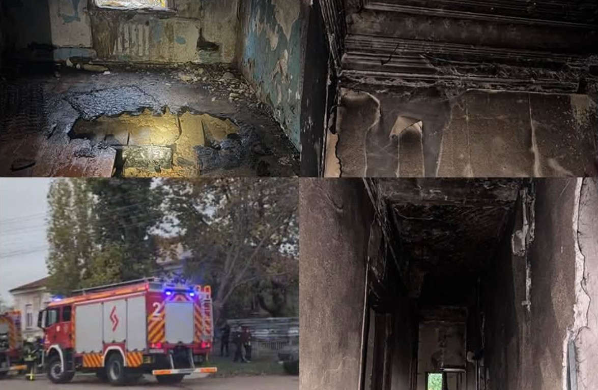 Пожежа в історичному центрі Черкас: активісти заявили про підпал «Будинку Кринського»
