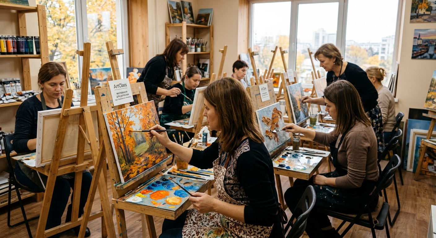 Курси малювання для дорослих в Києві: локації, особливості та ціни
